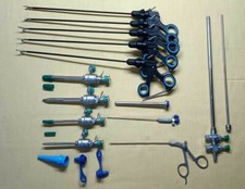 16pc Laparoscopic Surgery Set 5mm/10mm Endoscopy Reusable Surgical Instruments picture