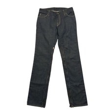 Vintage Bread Denim Jeans Mens 30x33 Y2K Straight Leg Dark Wash Side Zipper RARE picture