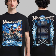 Megadeth North American 2026 Tour Vic Washington Crossing the Delaware T-Shirt picture