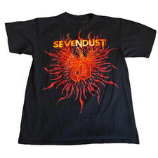 Vintage Sevendust Band Short Sleeve Cotton Black All Size T-Shirt picture