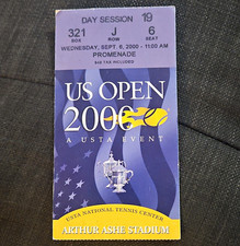 2000 US Open Tennis Original Day Session Ticket Stub Sept 6 Arthur Ashe Stadium picture