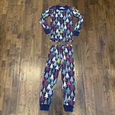 Hanna Andersson Twinkly Trees Holiday Pajama Top Kids 110 US 5 EUC picture