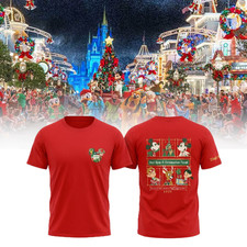 HOT NEW Mickey's Very Merry Christmas Party 2026 T-Shirt Holiday Graphic Fan picture