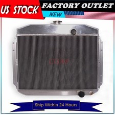 All Aluminum Radiator FIT FOR Ford F-Series 3.6L 4.3L L6 1961-1964 3Rows picture