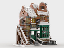 Custom MOC-228435 House for Winter Village Series Building Blocks(1841PCS) picture
