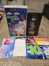 Space Jam VHS 1997 Michael Jordan 1st DAY 3/11/97 WARNER BROTHERS STORE RECEIPT picture