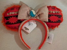 Disney Parks Princess Moana Orange Shell Island Ears Headband New picture
