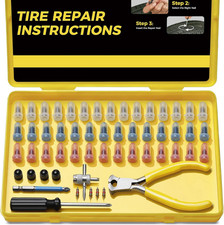 AUTOWN Tire Repair Kit with Tire Plugs Screw Type, Heavy Duty Flat Tire Puncture picture