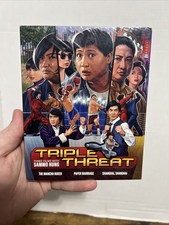 Triple Threat: 3 Films w/Sammo Hung (Blu-ray) Eureka w/slip & booklet BRAND NEW picture