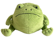 NWOT Jellycat London Large Green Grumpy Ricky Rain Frog RETIRED  picture