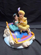 1993 Vintage Schmid Aladdin and Jasmine music box picture