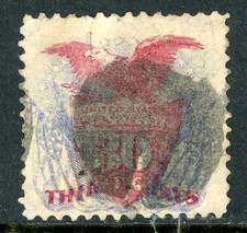 USA 1869 Pictorial 30¢ Eagle & Shield Scott #121 VFU E486 picture
