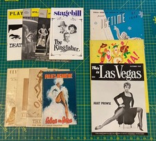 Vintage Playbill Program Lot Broadway Las Vegas Icetime Oklahoma 1940s-80s picture