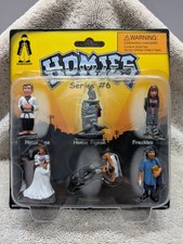 Homies Series 6 Figures: Home Lee, Homie Pigeon, Freckles, Romo & Julia, Dreamer picture