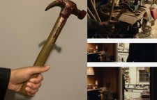 2018 H40 Bloody Michael Myers Hammer “Foam Large Adultsize Version” Replica Prop picture