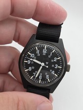 Vintage Marathon H3 Military Issued Watch  Mechanical Polymer 34 mm April 1991 picture
