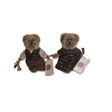 Pair of Russ Berrie Vintage Collection Teddy Bears W/Certificate of Authenticity picture