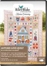Lori Holt Autumn Love Quilt – In-The-Hoop Machine Embroidery Project – 3 Quilt S picture