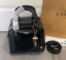 COACH Cube Rogue 20 Shoulder Black CBH04 Outlet NEW leather picture