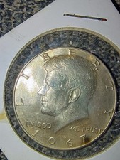 1967 Kennedy Half Dollar No Mint Mark, 