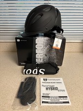 Tipperary Sportage 8500 Riding Helmet Black Matte with Grey Mesh Size XS picture
