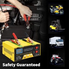 Car Battery Charger Heavy Duty 12V/24V Smart Automatic Intelligent Pulse Repair⭐ picture