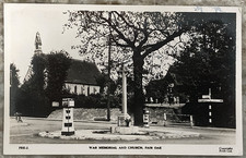 WW1 War Memorial and Church Fair Oak England Fair Oaks Cross RPPC Postcard C027 picture