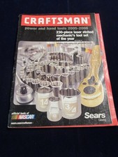 Vintage 2005-2006 Sears Craftsman Power and Hand Tools Catalog 181 pages  C827 picture
