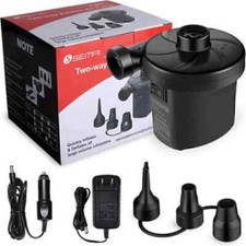 12V Electric Air Pump for Inflatables, Air Mattress, Pool Raft Bed, Boat, Fast picture