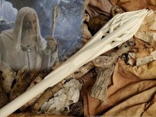 Gandalf White Staff LOTR Elegant Wizard Display & Cosplay Props LOTR Glamdring picture