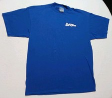 Vintage 1998 The Wedding Singer Movie Promo T Shirt XL Blue Tultex Adam Sandler picture