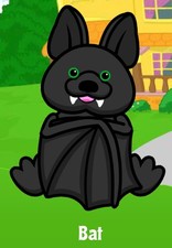 Webkinz Classic Bat - hm367 - Virtual Adoption Code Only picture