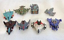 Vintage 1990s Galoob Micro Machines Lot of 8. 1x vehicles & 7x Flying Ship/Plane picture