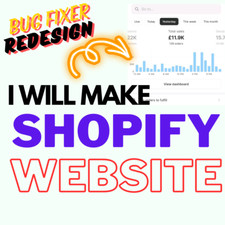 I Will Fix Shopify Store Dropshiping website , Redesign Product Listing picture
