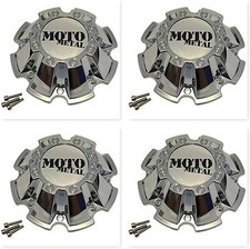 4 PACK 793CHROME Moto Metal Chrome Wheel Center Cap CAP M-793 picture
