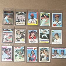 1970s Vintage Baseball HOF Lot (15) Seaver Gibson Ryan Fisk Rose Perry Murray picture