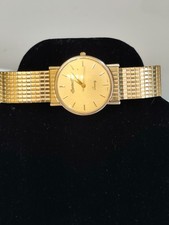 Vintage 1998 Ingersoll 9ct Solid Gold 33mm Dress Watch - SERVICED & RUNNING picture