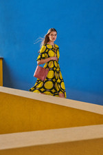MARNI 2012 Geometric Print SILK Dress SIZE IT42 US8 M, Consuelo Castiglioni Era picture