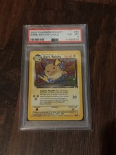 2000 POKEMON ROCKET 1ST EDITION #83 DARK RAICHU-HOLO PSA 8 picture