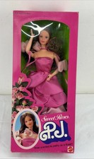 Vtg Barbie Sweet Roses P.J. Fashion Doll 1983 NOB Mattel Pink Scented Box Flower picture
