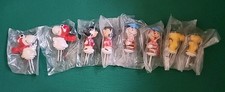 Vtg A Charlie Brown Thanksgiving Snoopy and Gang Corn Holders, NOS, Set of 4 picture
