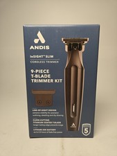 Andis inSIGHT Slim Cordless T Blade Trimmer 9pc Kit CLT-V Model 562072 picture