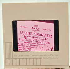 Vintage 35mm Slide Wayne Shorter Jazz Regulars Wendell Harrison Concert Flyer picture