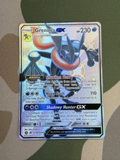 Greninja GX SV56/SV94 - Hidden Fates Shiny Vault Holo Rare Pokemon HP+ picture