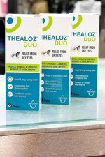 Eye Drop Thealoz Duos  10ml 3 Pack Preservative Free Dry Eye Relief Exp. 2028 picture