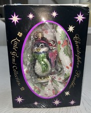 Christopher Radko Glass Christmas Ornament Peppermint Penny Little Gem New Tag picture