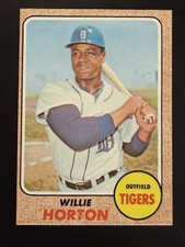 1968 Topps Willie Horton #360 Detroit Tigers Vintage Baseball Card picture