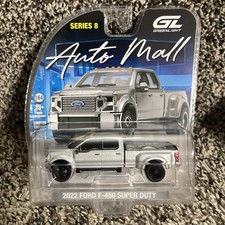 1:64 Greenlight 2022 Ford F-450 Dually Iconic Silver Auto Mall Series NEW picture