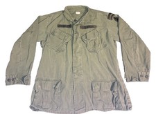 Vintage Vietnam War OG 107 Special Forces Airborne Jungle Jacket Large Reg 1970 picture