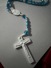 Very Beautiful Acrylic Rosary  Blue picture